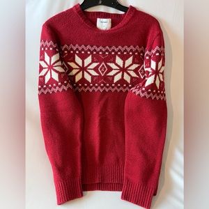 Old Navy Pullover Sweater Winter Print
